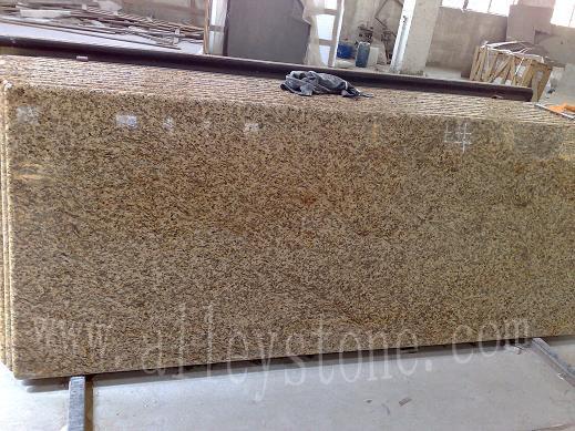 tiger yellow granite countertop